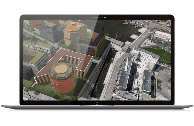 screenshot of Bentley OpenCities Planner